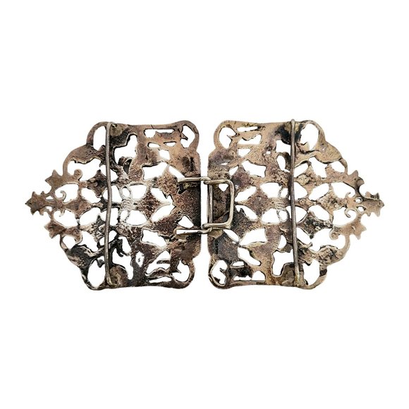 Antique Sterling Silver Nurses Buckle #10521 main image 8